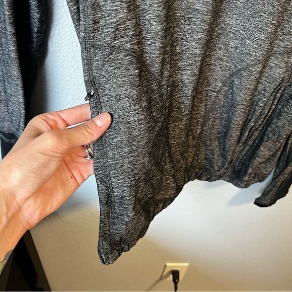 Lululemon Marled Gray Half Zip Pullover - Picture 5 of 9